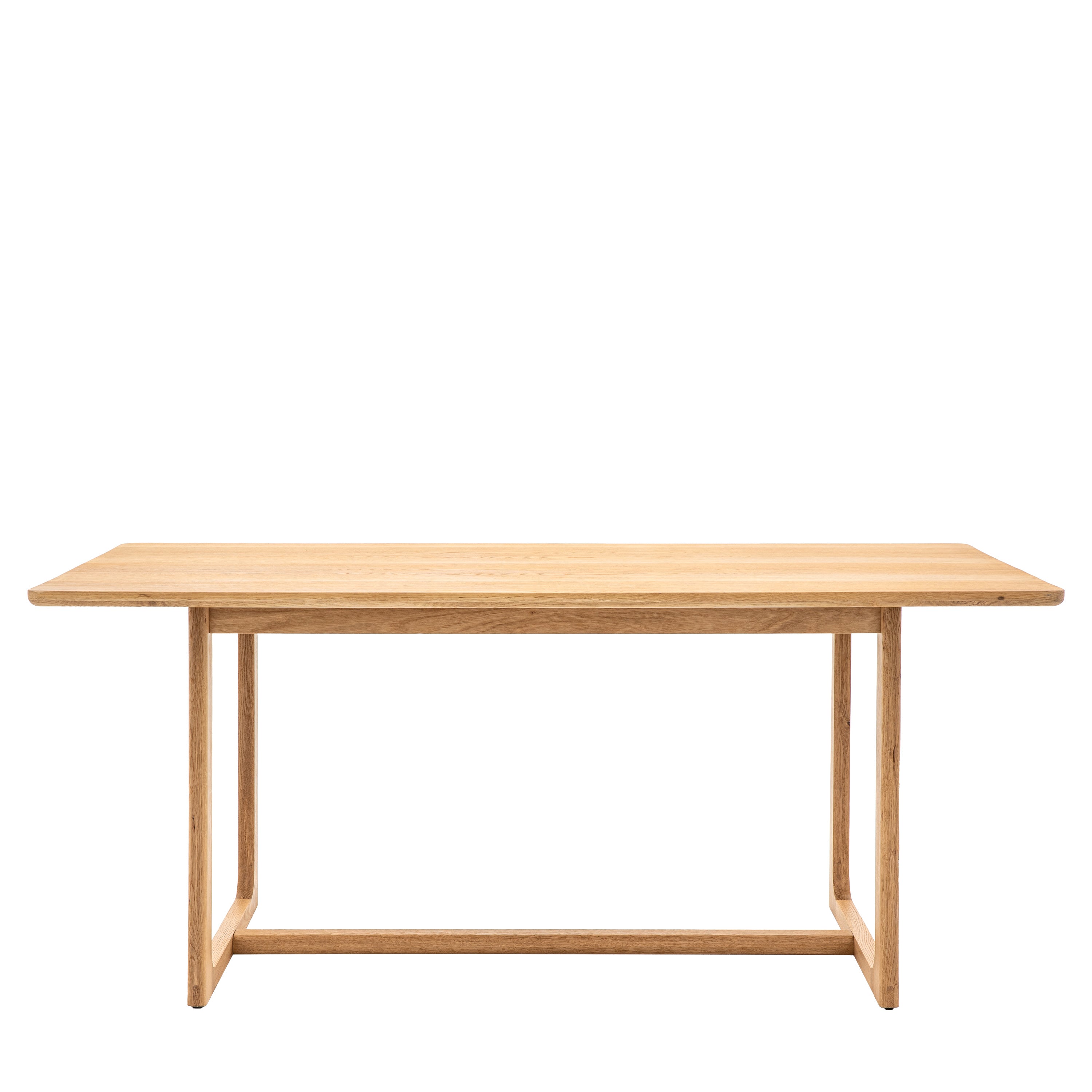 Novu Natural Oak Wood Dining Table | 6 Seater